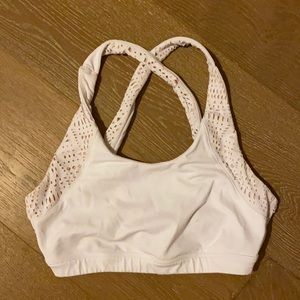 Alo White Sports Bra - Small